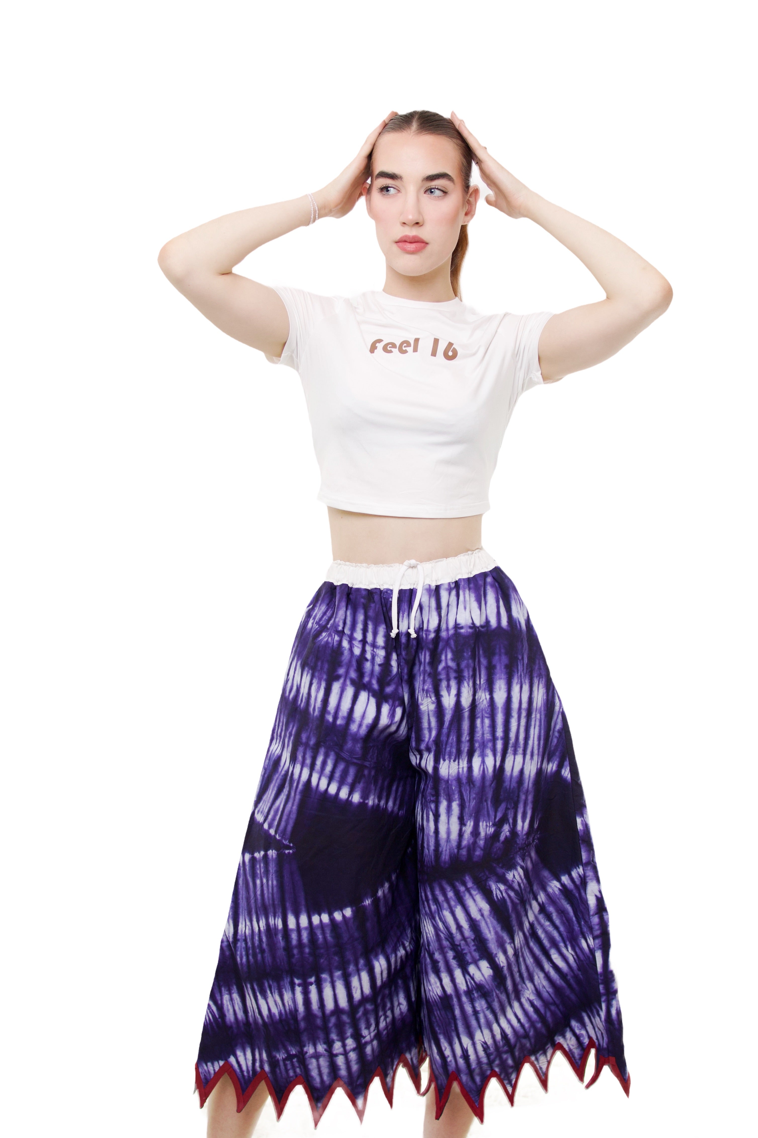 Tribal Waves Capri Pants