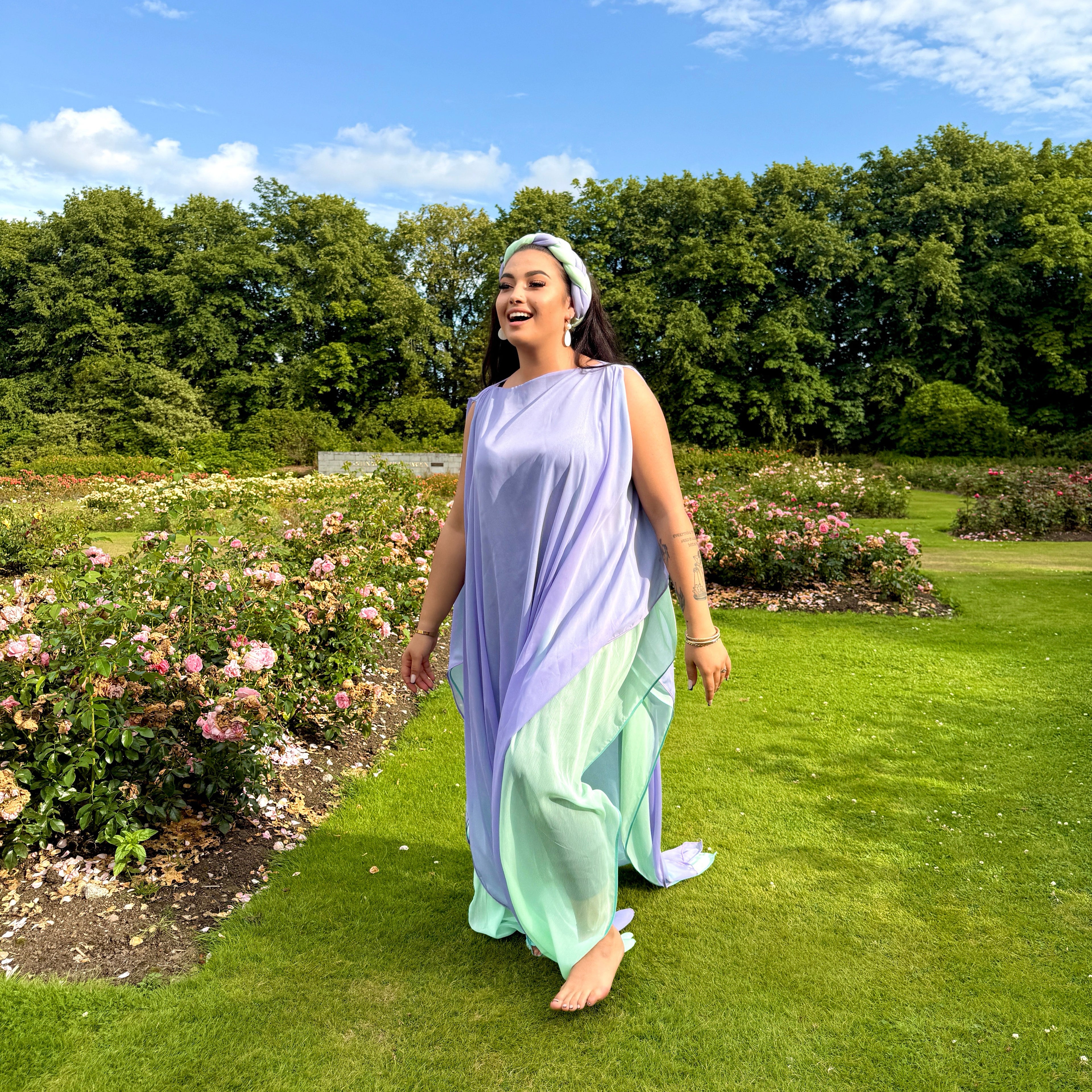 Soraya Cape Gown