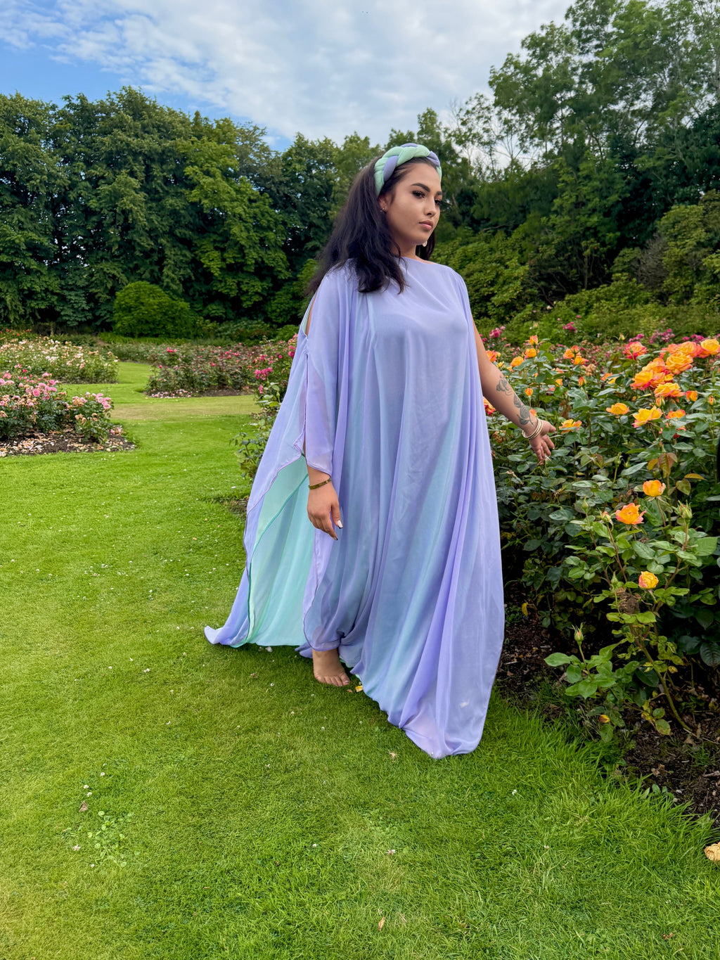Soraya Cape Gown