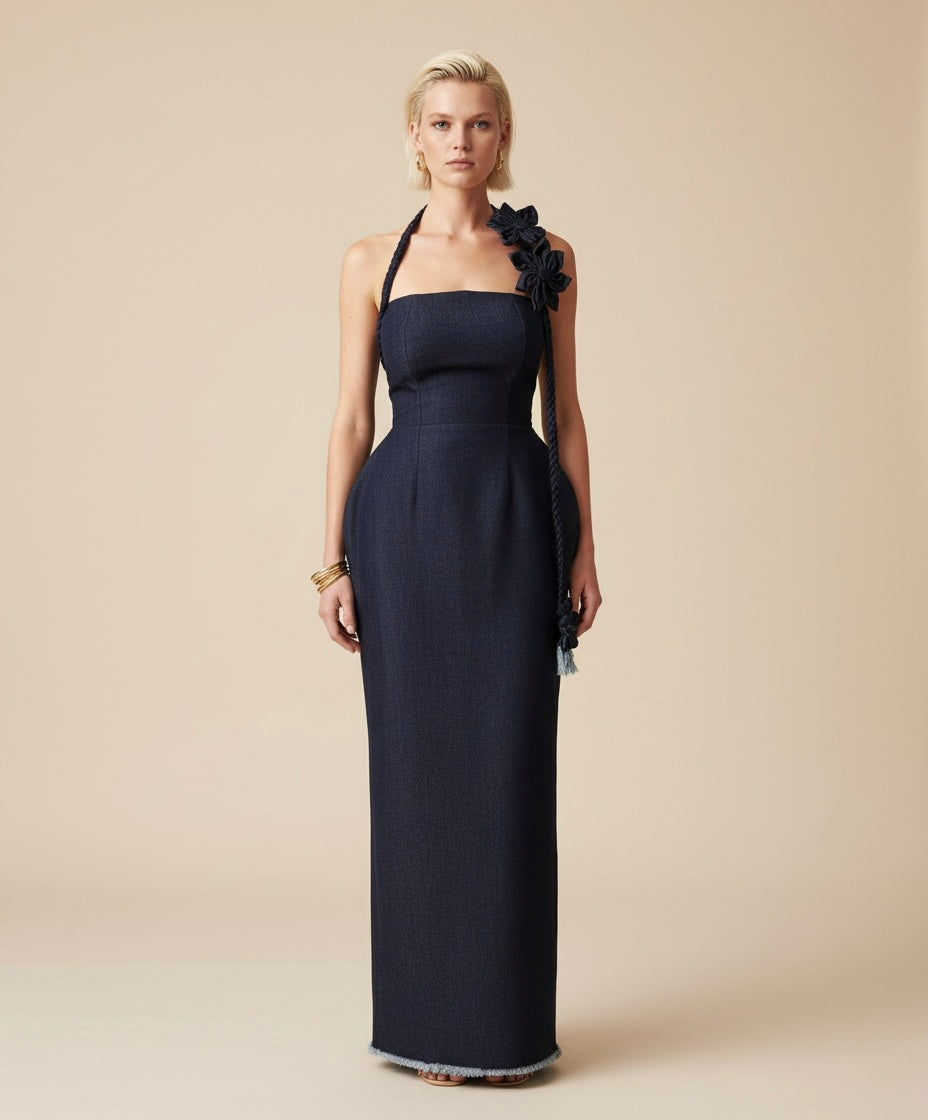 THE GISELLE DENIM GOWN