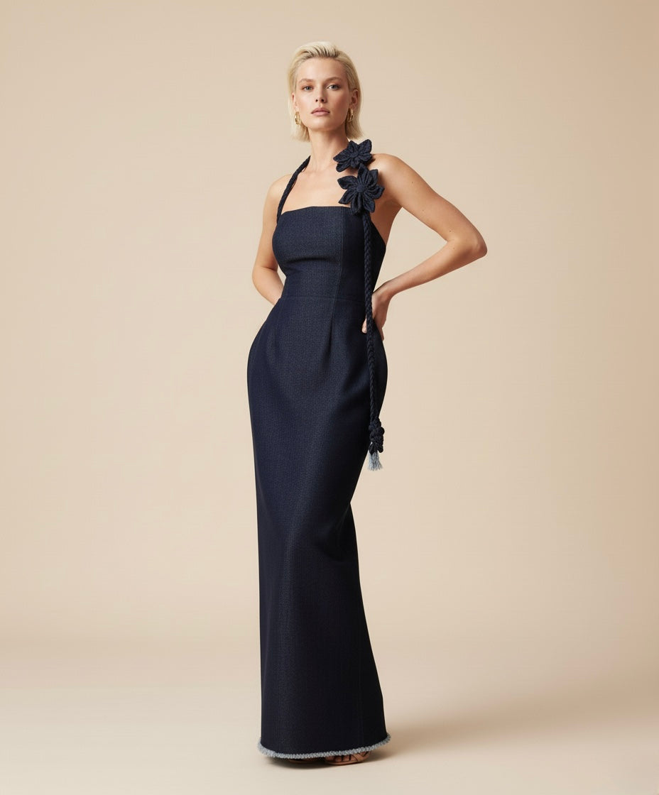 THE GISELLE DENIM GOWN
