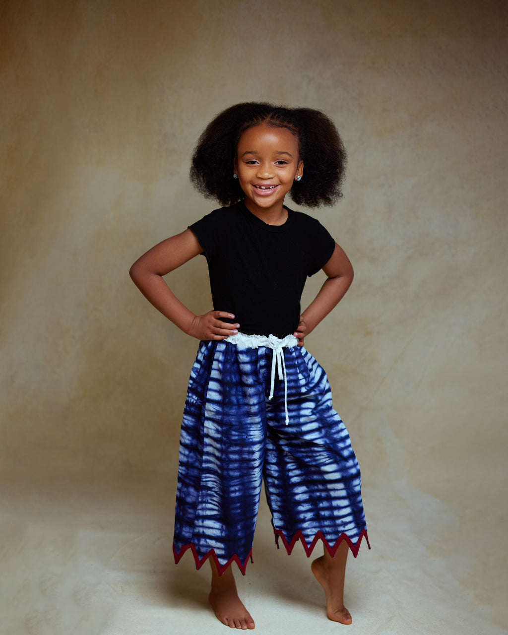 Handmade Tie-Dye Adire Pants Kids
