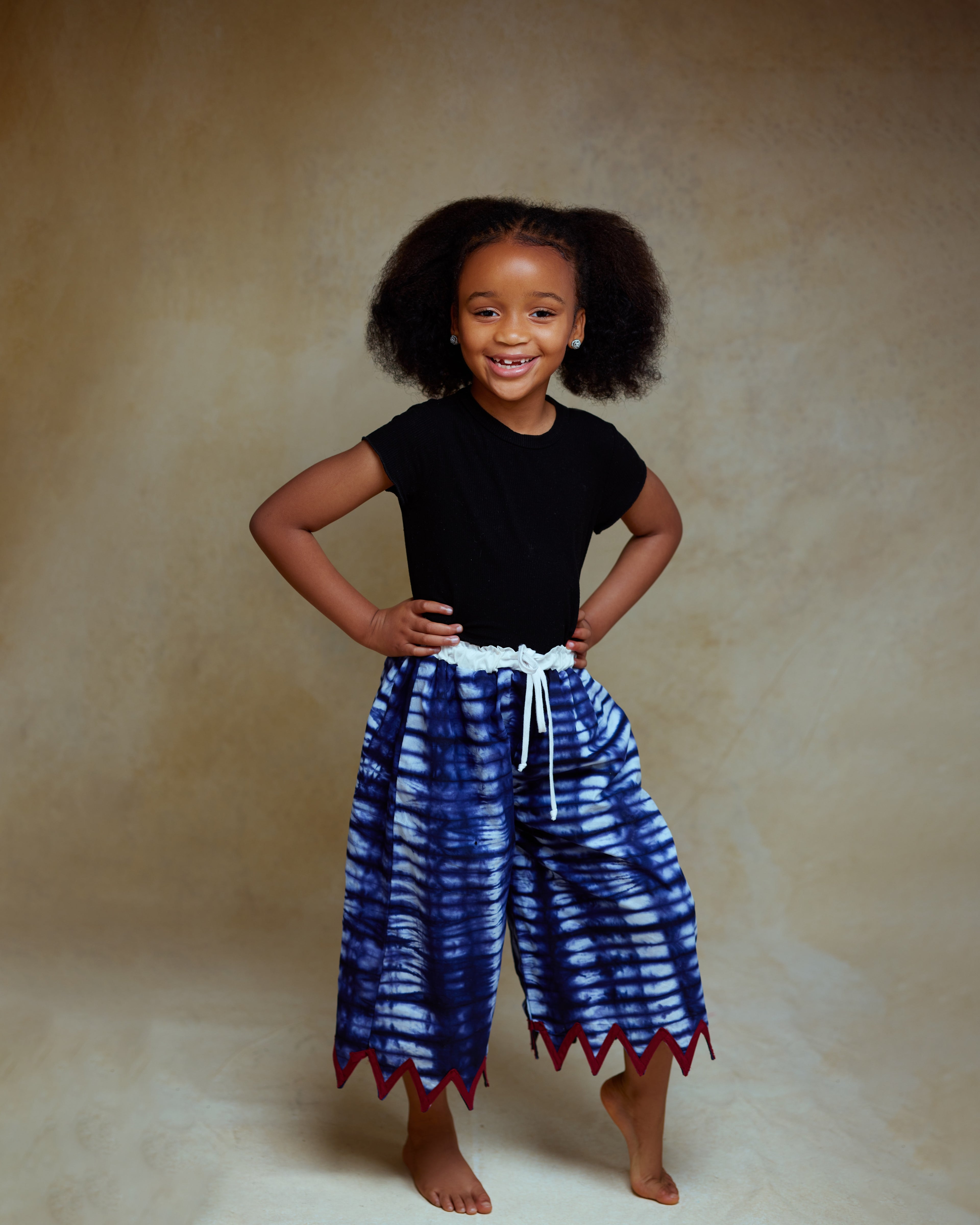 Handmade Tie-Dye Adire Pants Kids