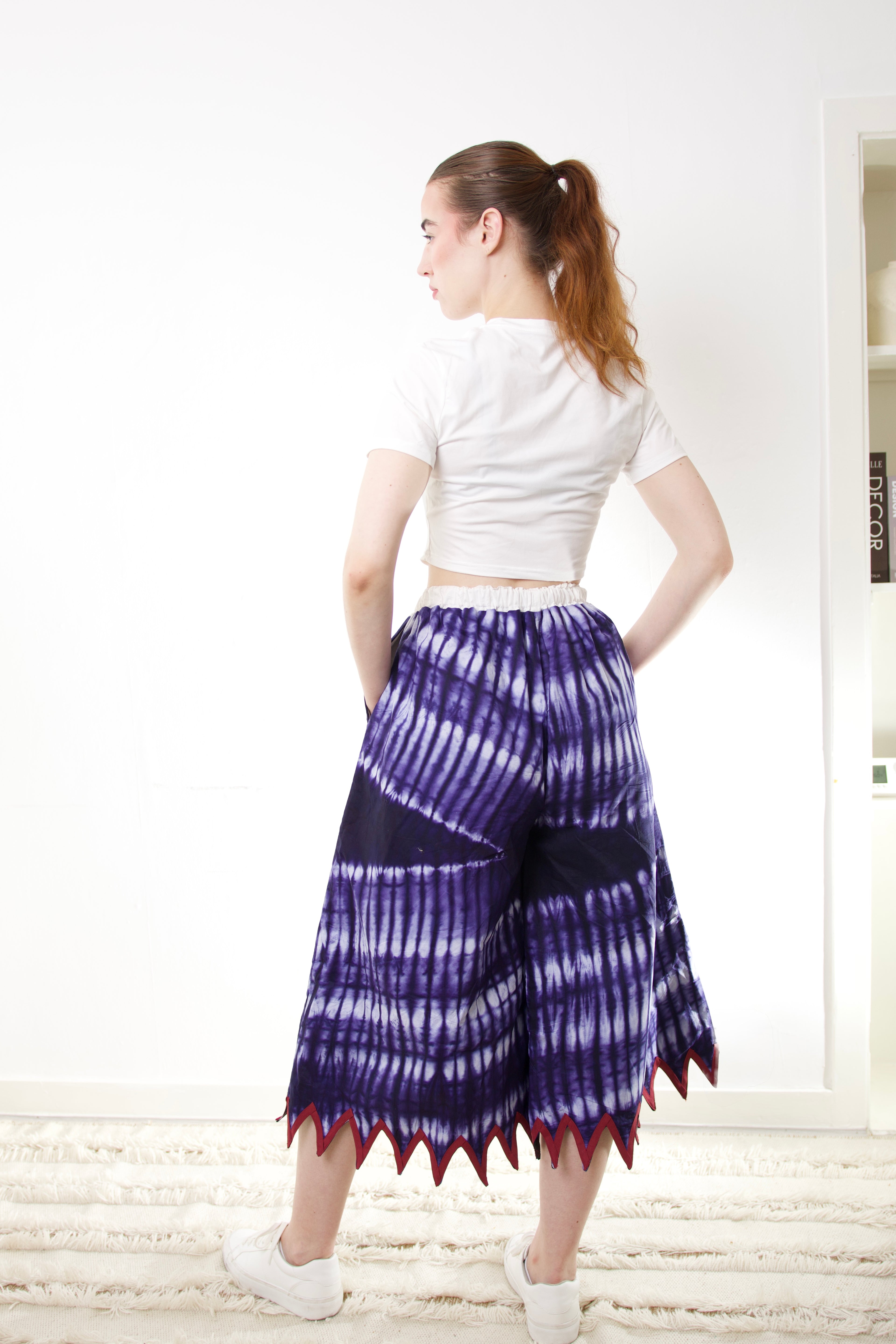 Tribal Waves Capri Pants
