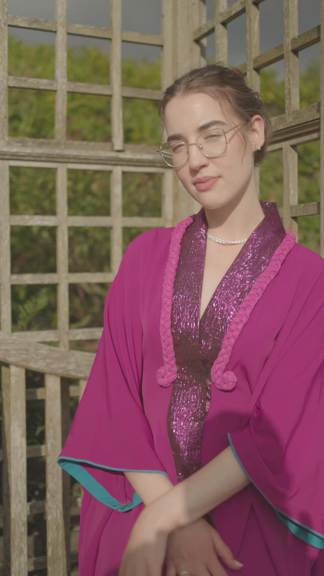 AZURE KIMONO DRESS